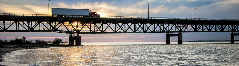 Mackinaw Bridge in Michigan